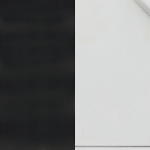 Alston 2 Light 11.5 inch Matte Black and White Sconce Wall Light in Matte Black with White